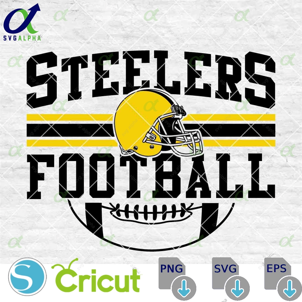 Steelers Football Svg Football Svg Sports Svg Football Shirt Sublimation Designs Png Dxf Jpg Eps